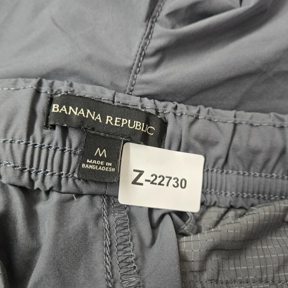 Banana Republic Men Activewear Pants M Gray Windbreaker‎ Jogger 27